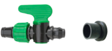 RV-⅝ MINI VALVULA CONECTOR DENTADO C/GOMA H500 X CINTA 5/8 -101001847 (PG-T5-B500- VLV-R)