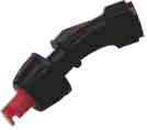[CF-417D] SM- BOQUILLA PLASTICA ROJA 1 SALIDA AVANICO (copia)