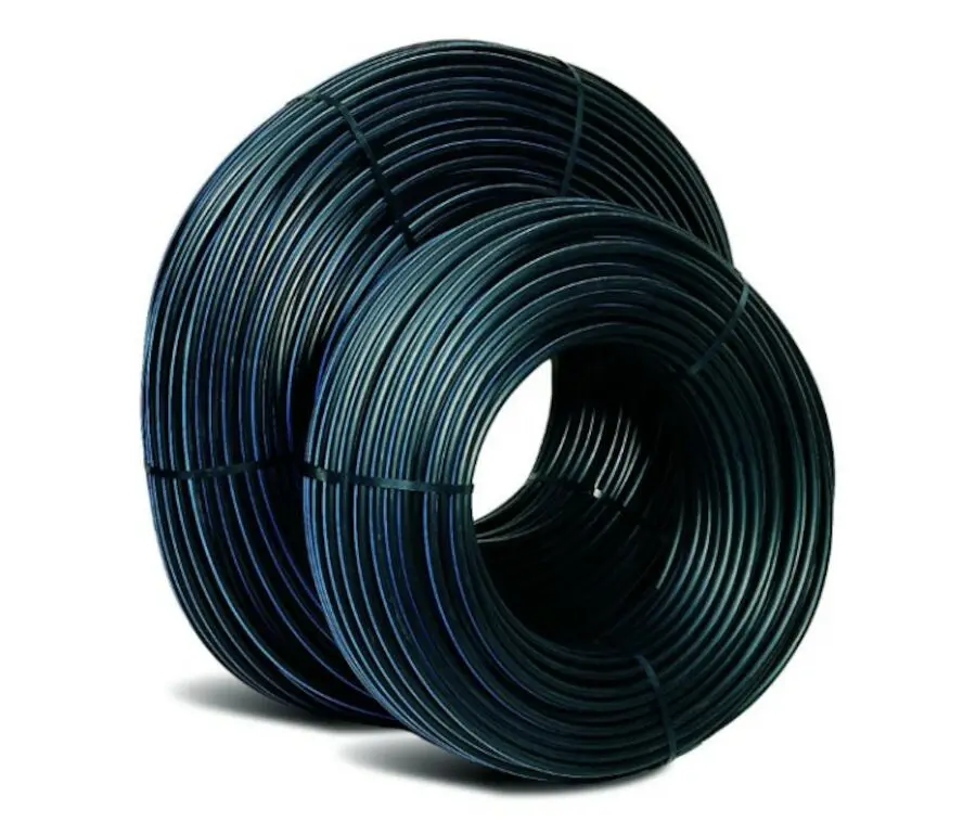 [EHD1235-100] TR- MANGUERA REDONDA 12MM 305M BLUE STRIPE PARED 0.35"