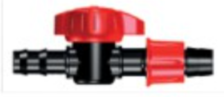 [T-FTV5-500HB] TR- SHUTOFF VALVE X BARB HOSE ADAPTER