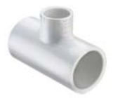 401-RED -REDUCCION TEE PVC CEMENTAR CED40