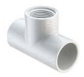 [402-020] 402 TEE PVC CEMENTAR X ROSCA HEMBRA (2 x 2 x 2")